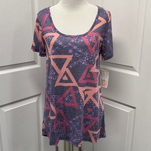 LuLaRoe New XS Geometric Classic T-Shirt NWT